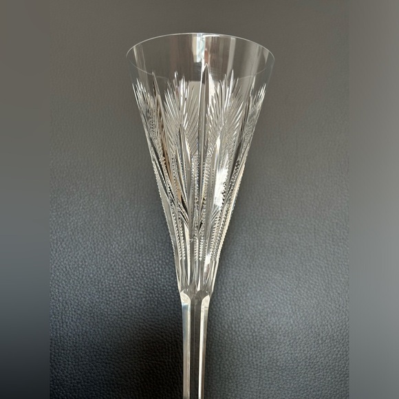 Stuart Crystal “Waterford” Champagne Flute Glass - Picture 3 of 8
